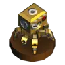 Yellow Totebot Statue item icon in Scrap Mechanic